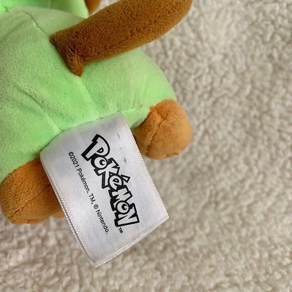 Pokémon Sword and Shield Grooky Plush Green Monkey Center Stuffed Animal Toy - Picture 4 of 6